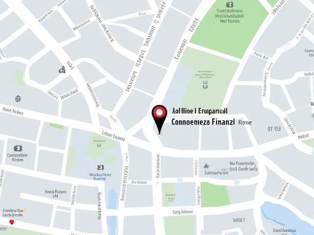 Mappa della sede di Confluenza Finanza in Via del Tritone, Roma