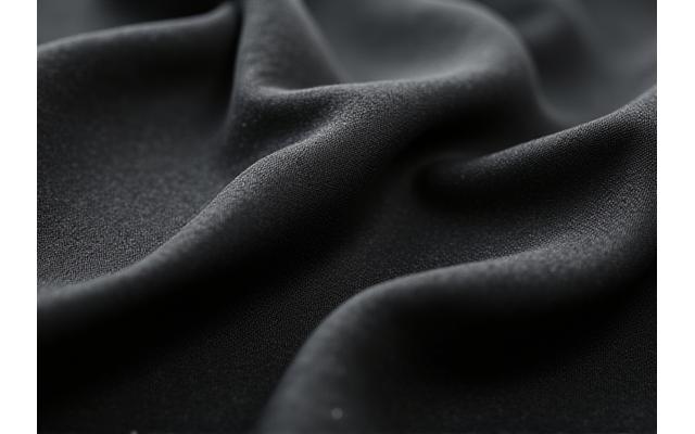 墨染の生地に抗菌加工を施し、天然の抗菌性を科学的に強化した様子